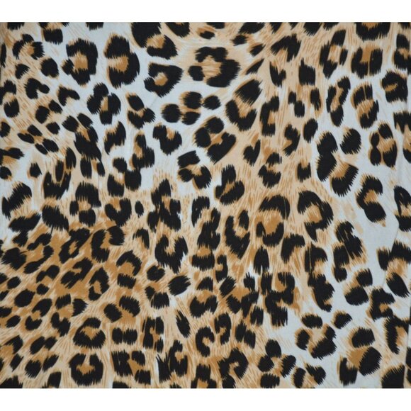 Savanna Jane Cheetah Print 3/4 Bell Sleeve Embroidered Floral Blouse Top Size 3X - Picture 9 of 12